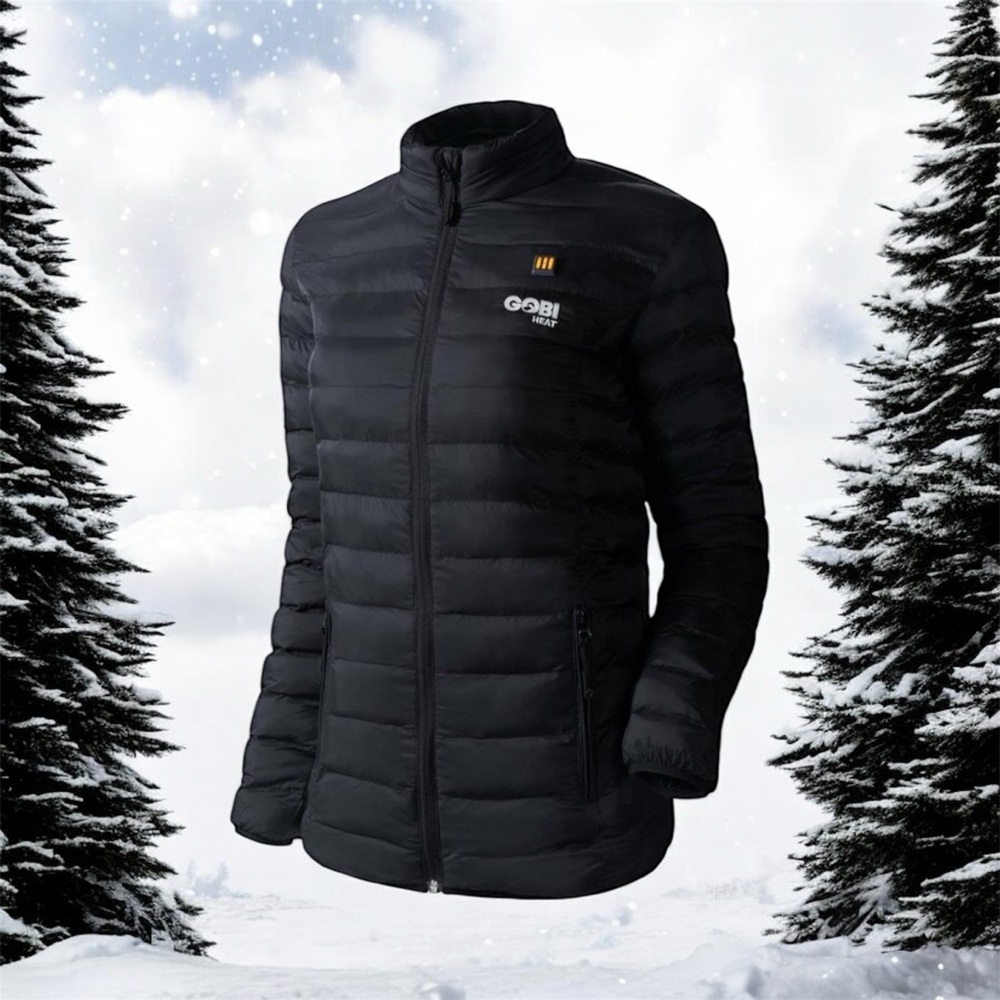 Wolf Women’s Puffer Heated Jacket - 9 hours of Heat | Medium